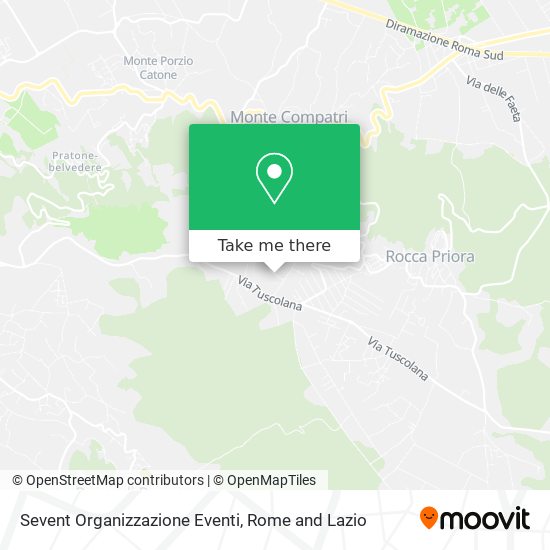 Sevent Organizzazione Eventi map