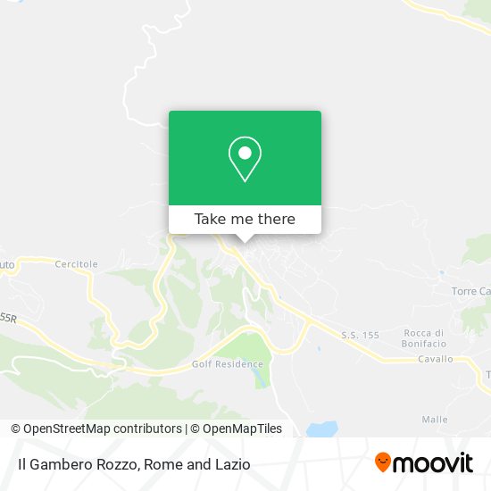 Il Gambero Rozzo map