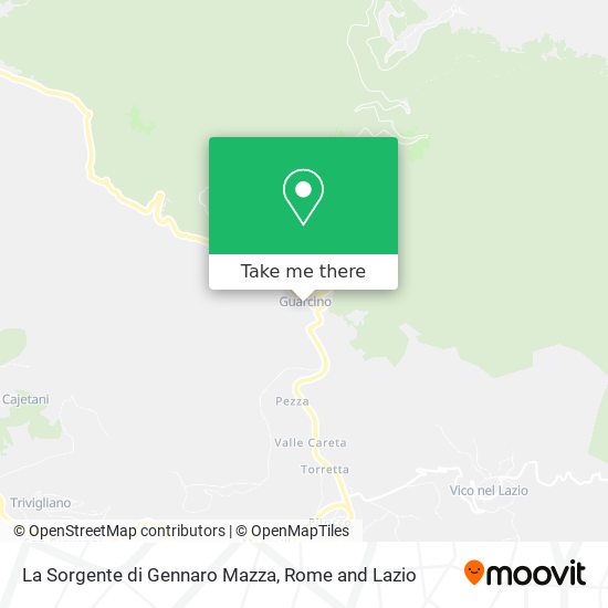 La Sorgente di Gennaro Mazza map