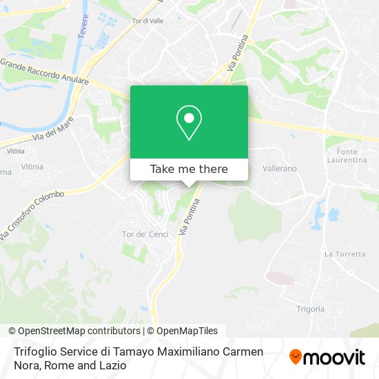 Trifoglio Service di Tamayo Maximiliano Carmen Nora map