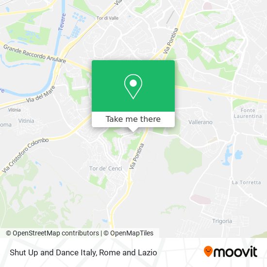 Shut Up and Dance Italy map