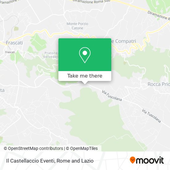 Il Castellaccio Eventi map