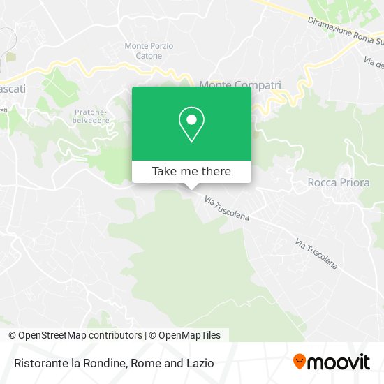 Ristorante la Rondine map