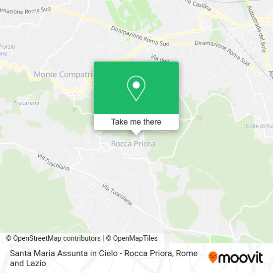 Santa Maria Assunta in Cielo - Rocca Priora map