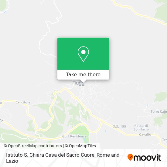 Istituto S. Chiara Casa del Sacro Cuore map