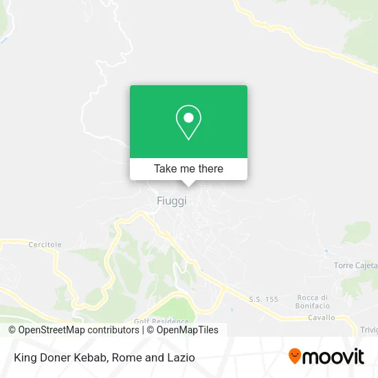 King Doner Kebab map