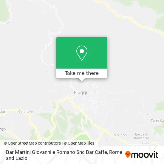 Martini Giovanni and Romano Bar Cafe map