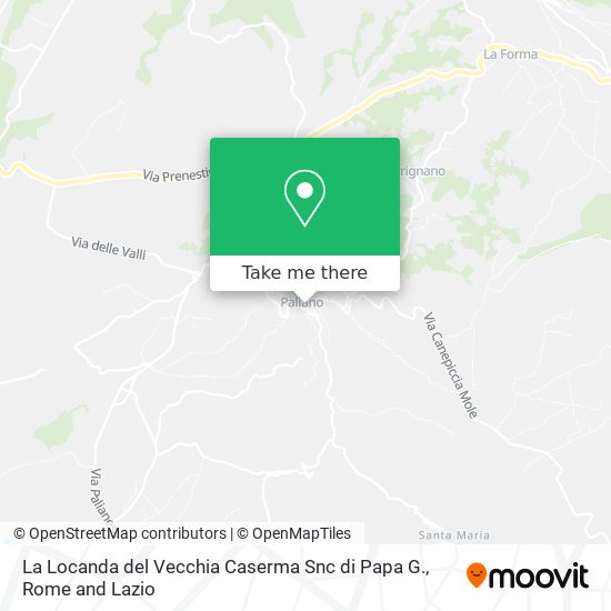 La Locanda del Vecchia Caserma Snc di Papa G. map