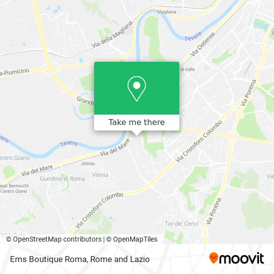 Ems Boutique Rome map