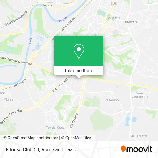 Fitness Club 50 map