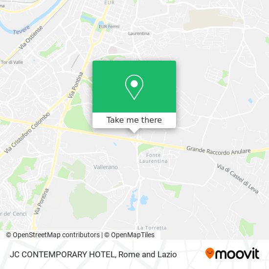 JC CONTEMPORARY HOTEL map