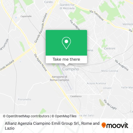 Allianz Agenzia Ciampino Emili Group Srl. map