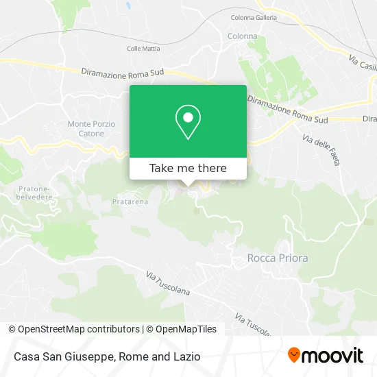 San Giuseppe House map