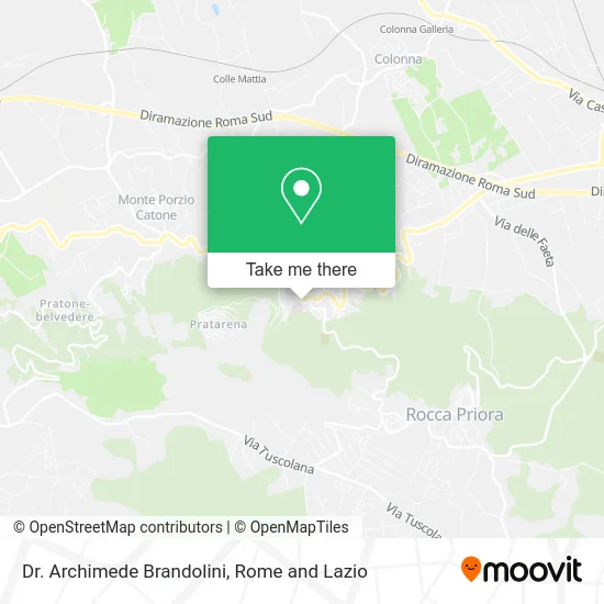 Dr. Archimede Brandolini map