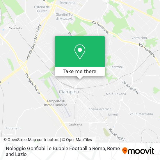 Noleggio Gonfiabili e Bubble Football a Roma map