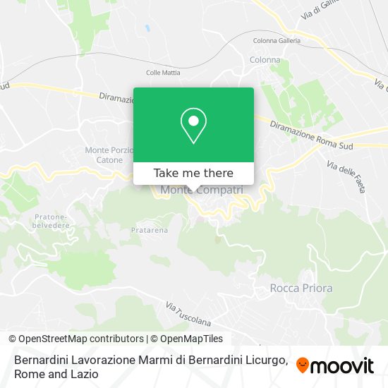 Bernardini Lavorazione Marmi di Bernardini Licurgo map