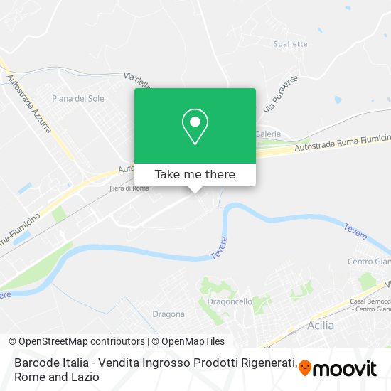 Barcode Italia - Vendita Ingrosso Prodotti Rigenerati map