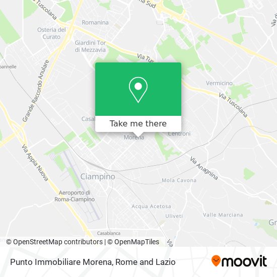 Punto Immobiliare Morena map