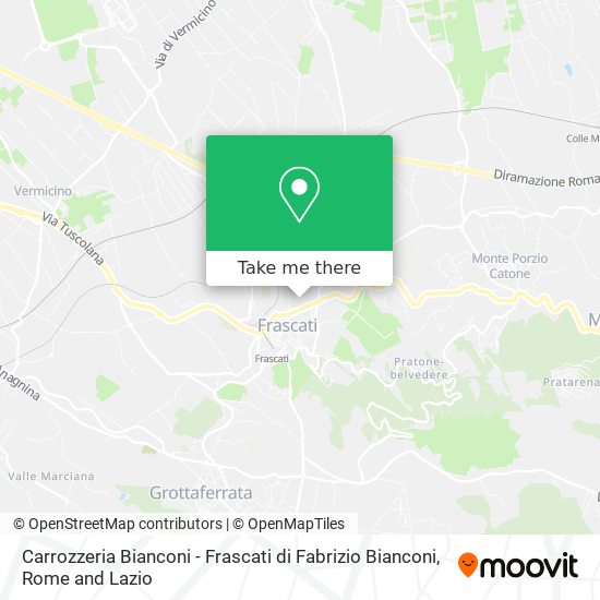 Carrozzeria Bianconi - Frascati di Fabrizio Bianconi map