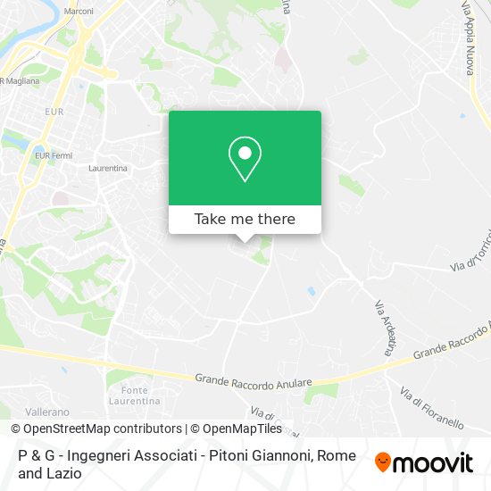 P & G - Ingegneri Associati - Pitoni Giannoni map