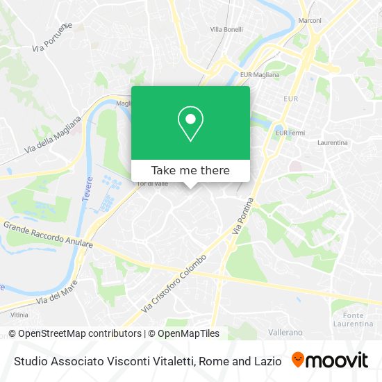 Studio Associato Visconti Vitaletti map