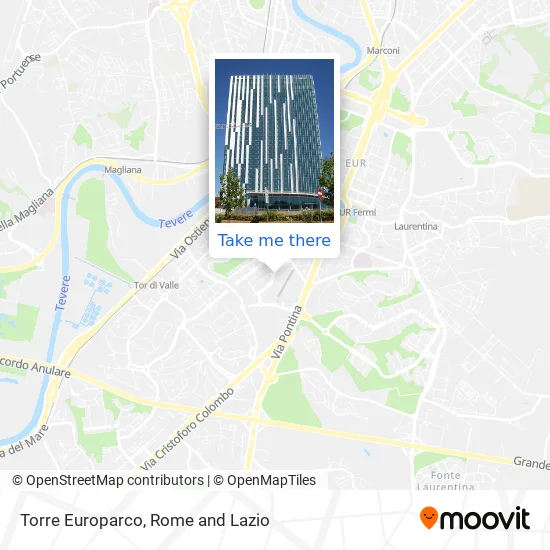 Europarco Tower map