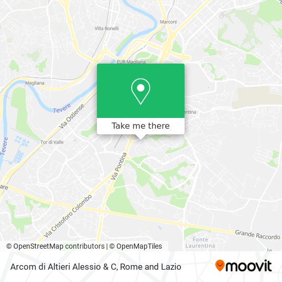 Arcom di Altieri Alessio & C map