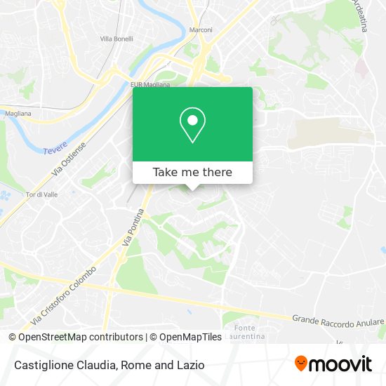 Castiglione Claudia map