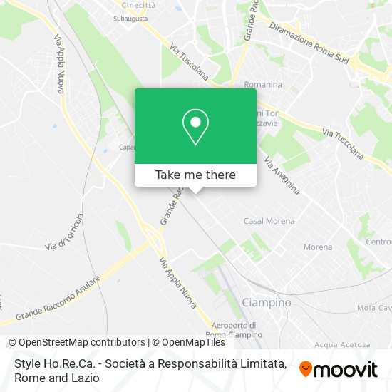 Style Ho.Re.Ca. - Società a Responsabilità Limitata map