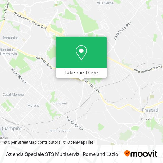 Azienda Speciale STS Multiservizi map
