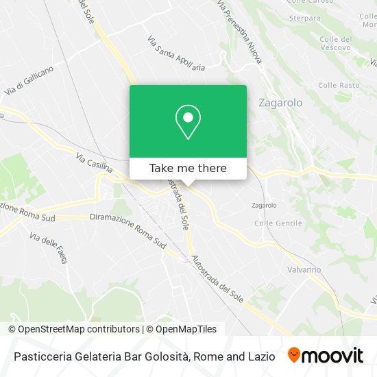 Pasticceria Gelateria Bar Golosità map