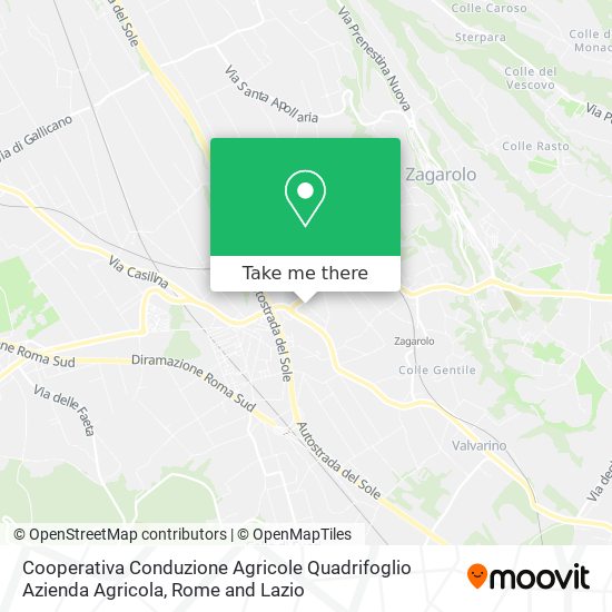 Cooperativa Conduzione Agricole Quadrifoglio Azienda Agricola map