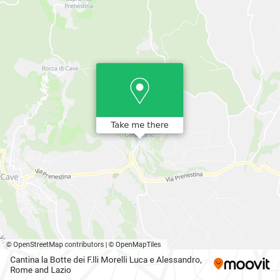 Cantina la Botte dei F.lli Morelli Luca e Alessandro map