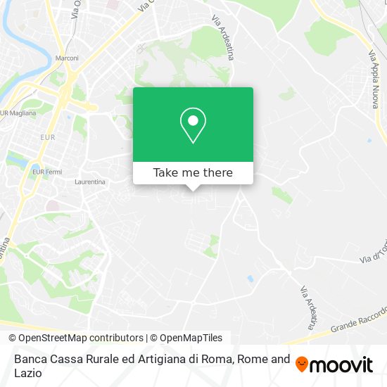 Banca Cassa Rurale ed Artigiana di Roma map