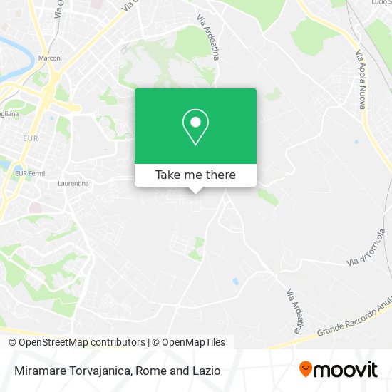 Miramare Torvajanica map