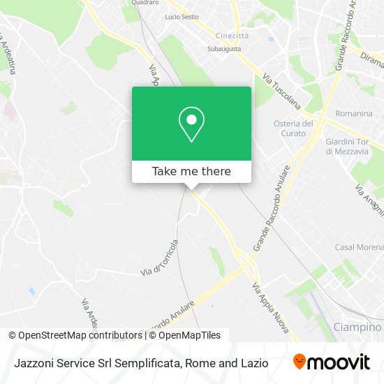 Jazzoni Service Srl Semplificata map