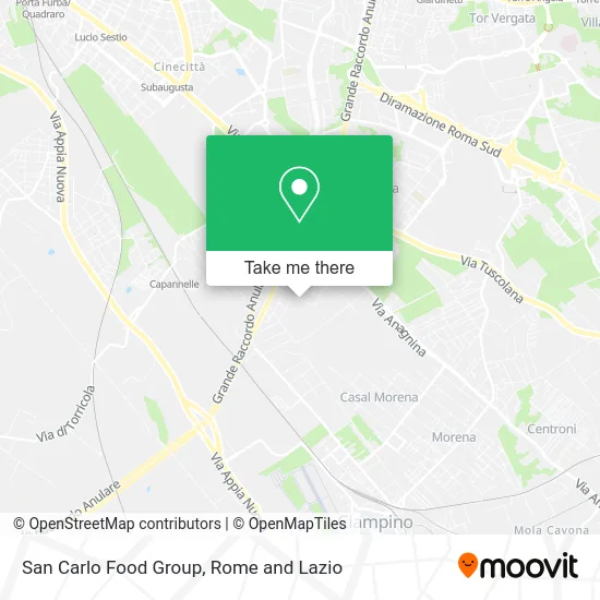 San Carlo Food Group map