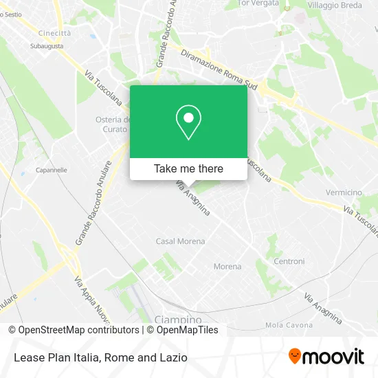 Lease Plan Italy map