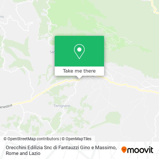 Orecchini Edilizia Snc di Fantauzzi Gino e Massimo map