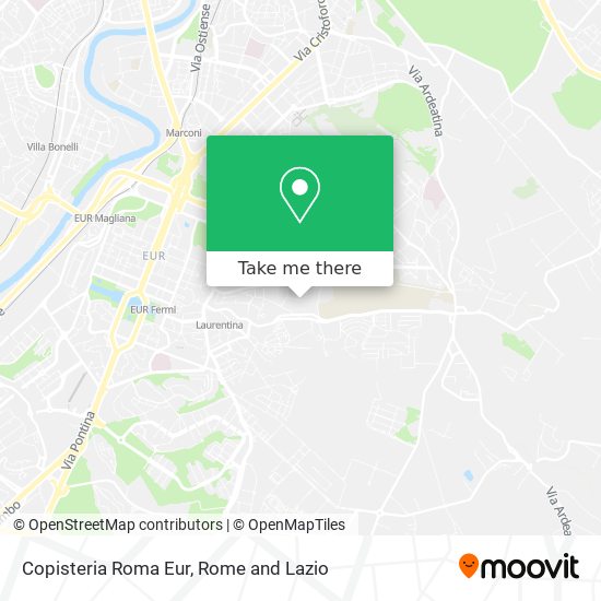 Copisteria Roma Eur map