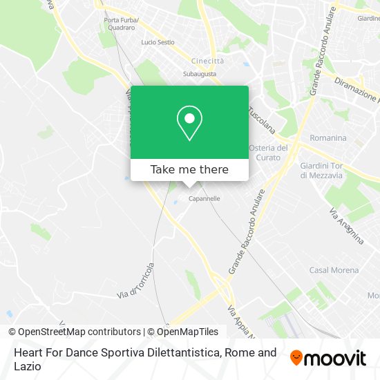 Heart For Dance Sportiva Dilettantistica map