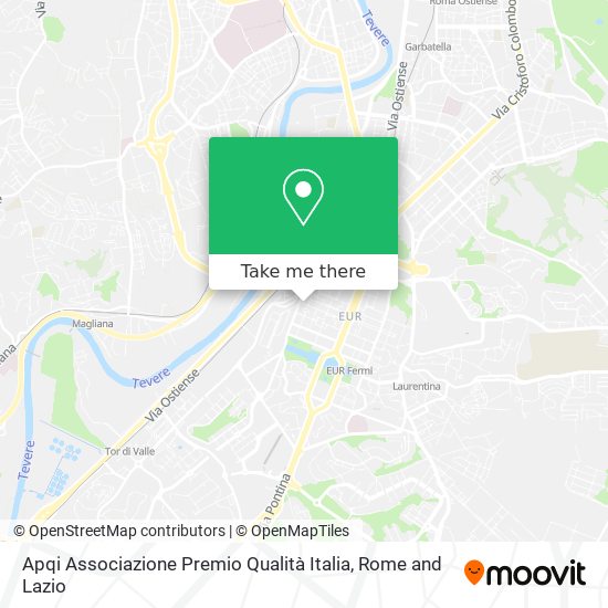 Apqi Associazione Premio Qualità Italia map