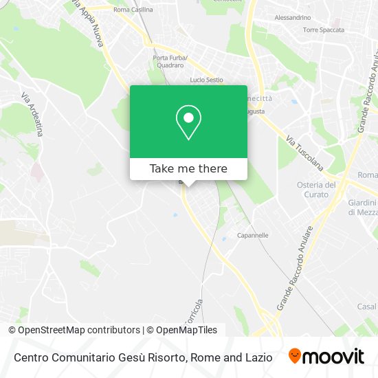 Centro Comunitario Gesù Risorto map