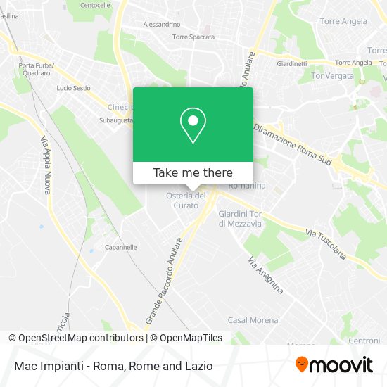 Mac Impianti - Roma map