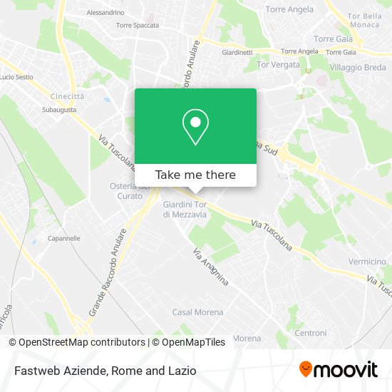 Fastweb Aziende map