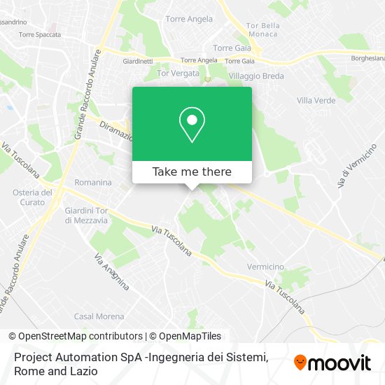How to get to Project Automation SpA -Ingegneria dei Sistemi in Roma by Bus  or Metro?