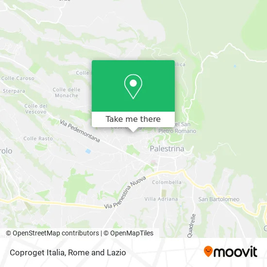 Coproget Italy map