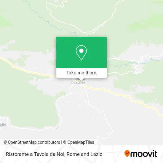 Ristorante a Tavola da Noi map