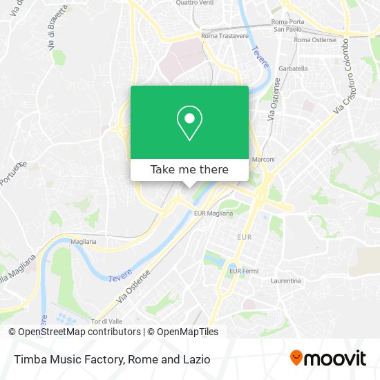 Timba Music Factory map