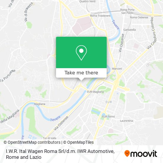 I.W.R. Ital Wagen Roma Srl / d.m. IWR Automotive map